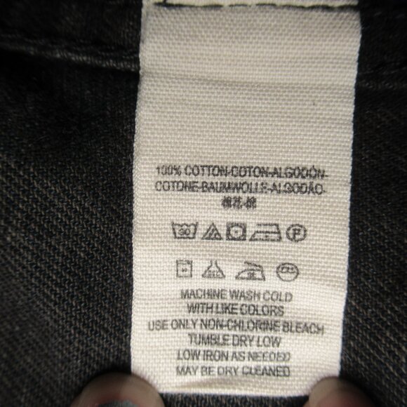 Free People Distressed Denim Moto Jacket with Removable Hood – Size XS - Picture 9 of 11